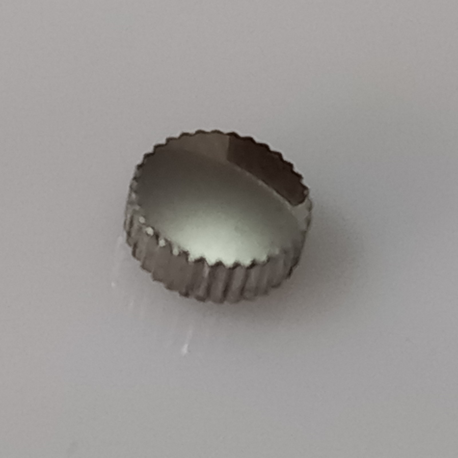 6mm Stainless steel Crown For Vintage 1950-70s Swiss Watches Stem 0.9 mm Tap 10