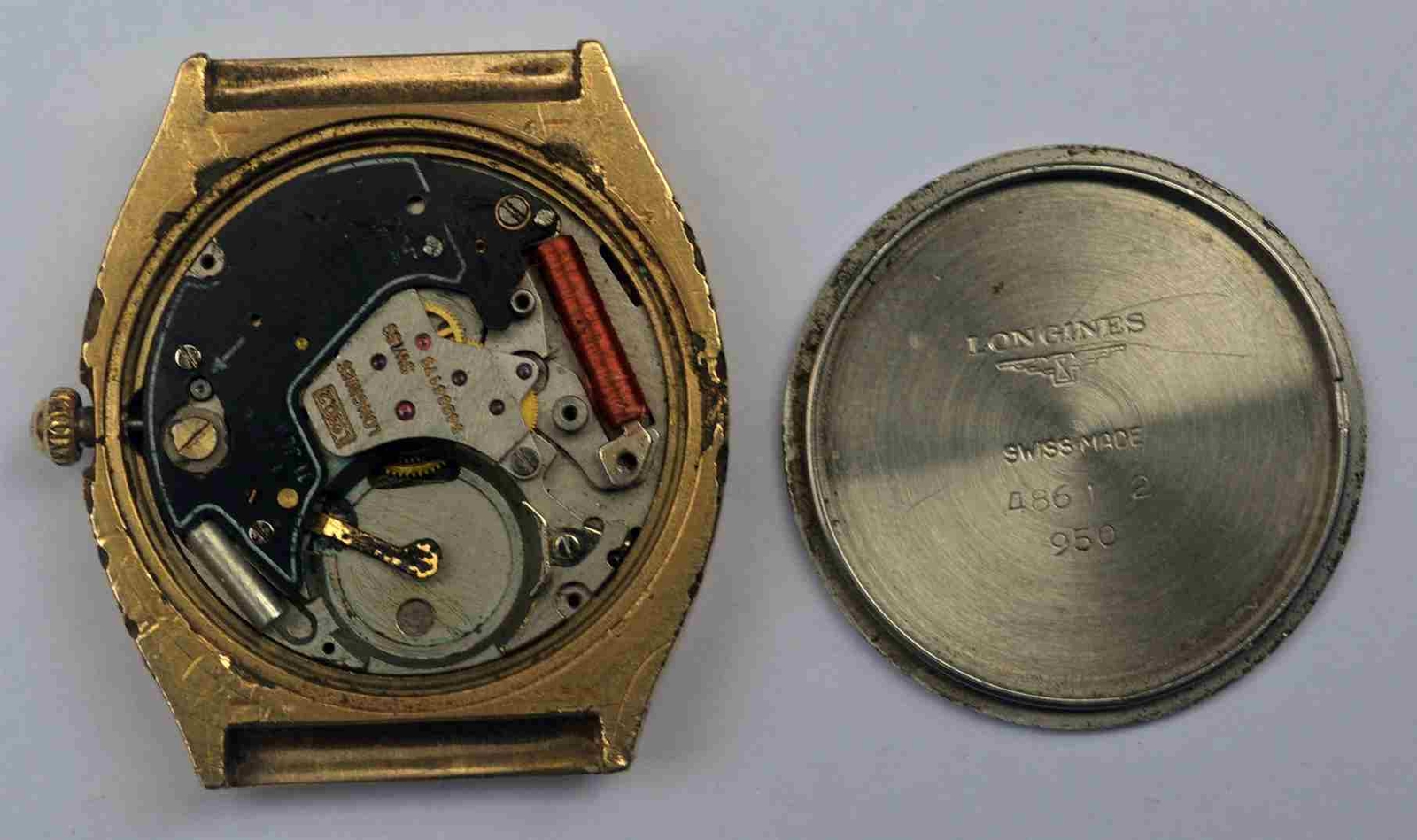 VTG LONGINES Quartz Gold Plated Wristwatch. Ref: 950, Cal: L950.2. For Repairs