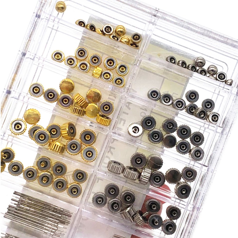 170Pcs Watch Spring Bar Repair Kit with Assorted Colors and Watch Tubes