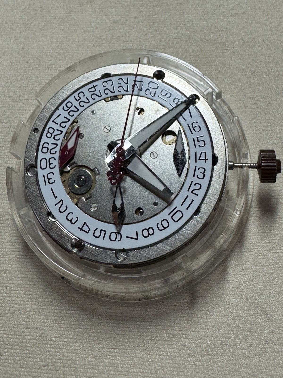 CORUM Admiral Cup Chronograph Automatic Movement and Hands Set. Sold As Is.