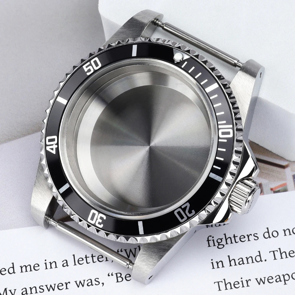 High Quality 38MM Watch Case Sapphire Glass for Retro Submariner NH35 NH36 NH34
