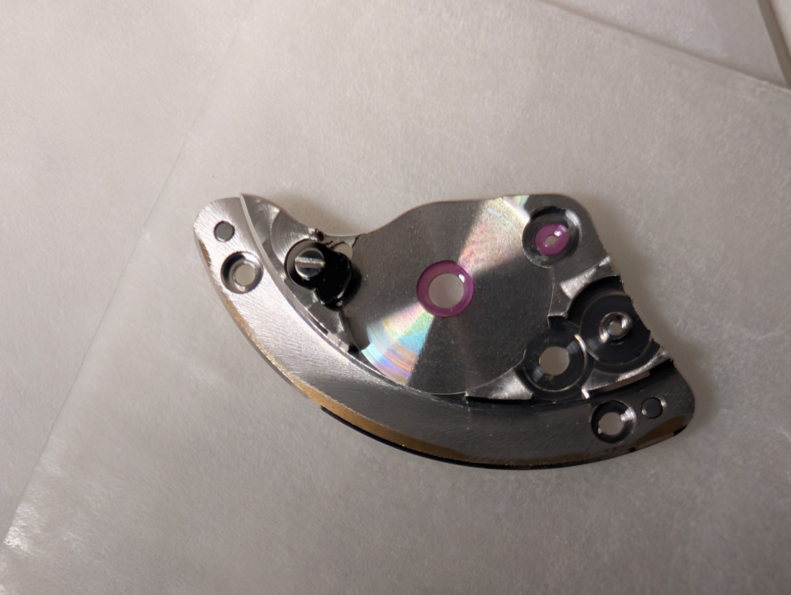 Rolex 3135 105 Barrel Bridge, NEW, open for watch repair/parts