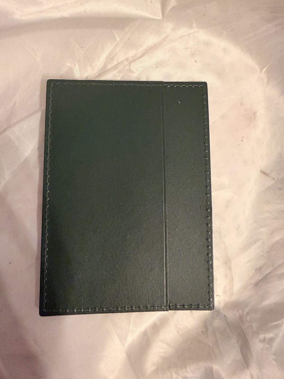 Genuine ROLEX 30.01.34 Green Leather Card Holder Calendar Instruction Booklet