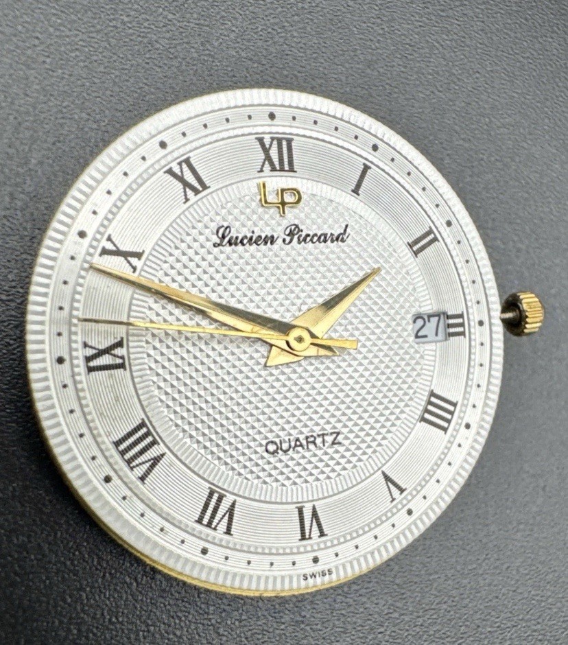 Lucien Picard Watch Dial and Movement – Ronda 5j Swiss Quartz – Running