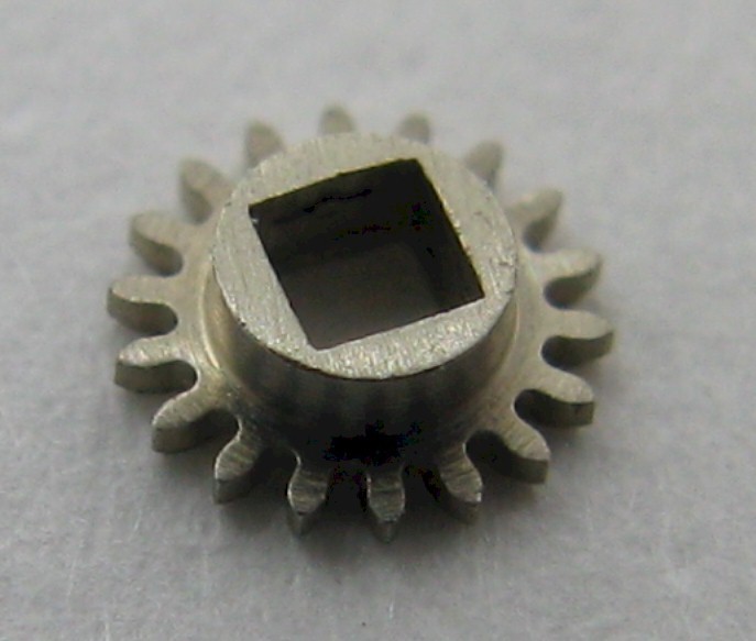 LeCoultre 403 part winding pinion 5328 1 mm square section * 9 lignes BF *