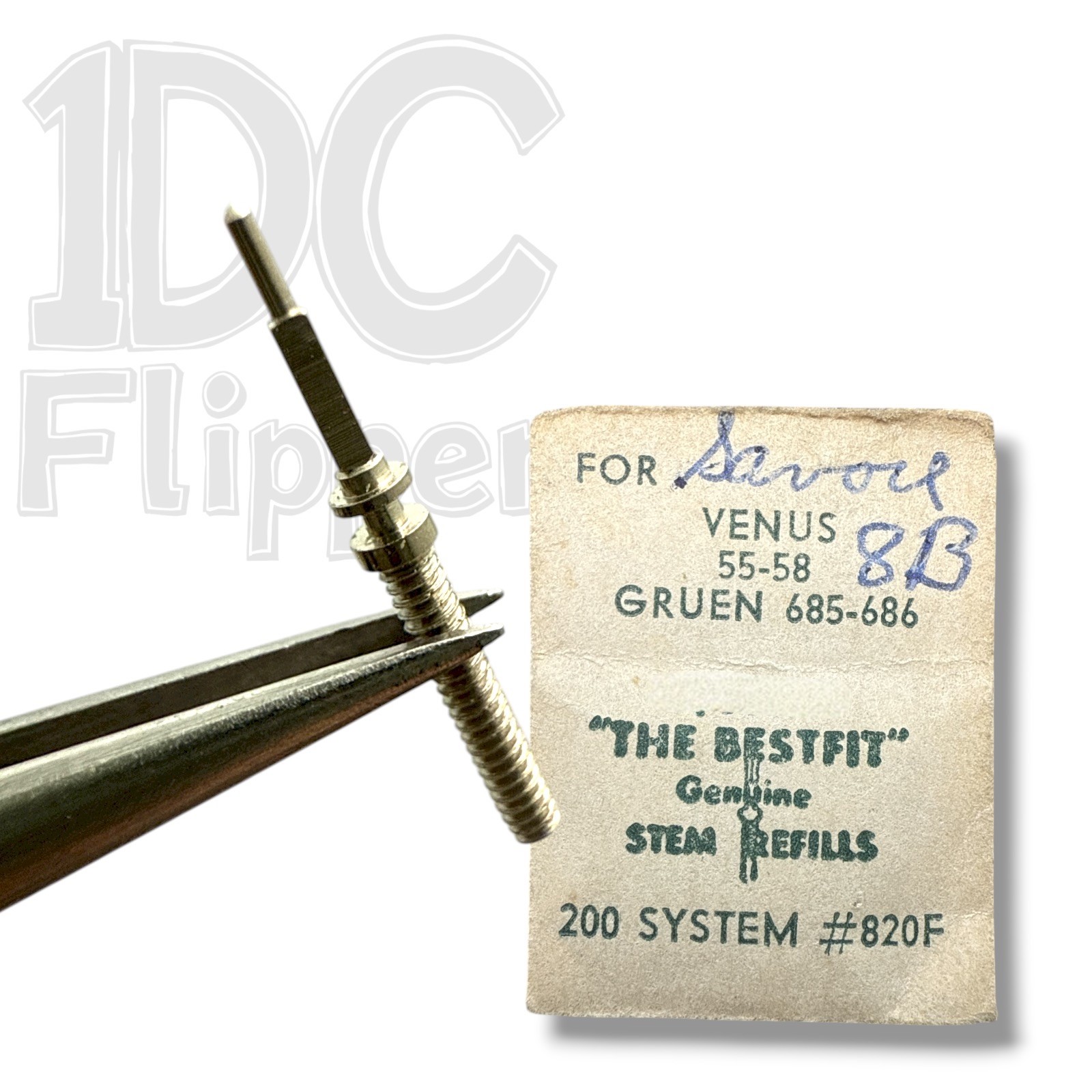Venus 55 WINDING STEM BestFit 200/820F, 0.90, 10.3mm, Fits Multiple, Read List!