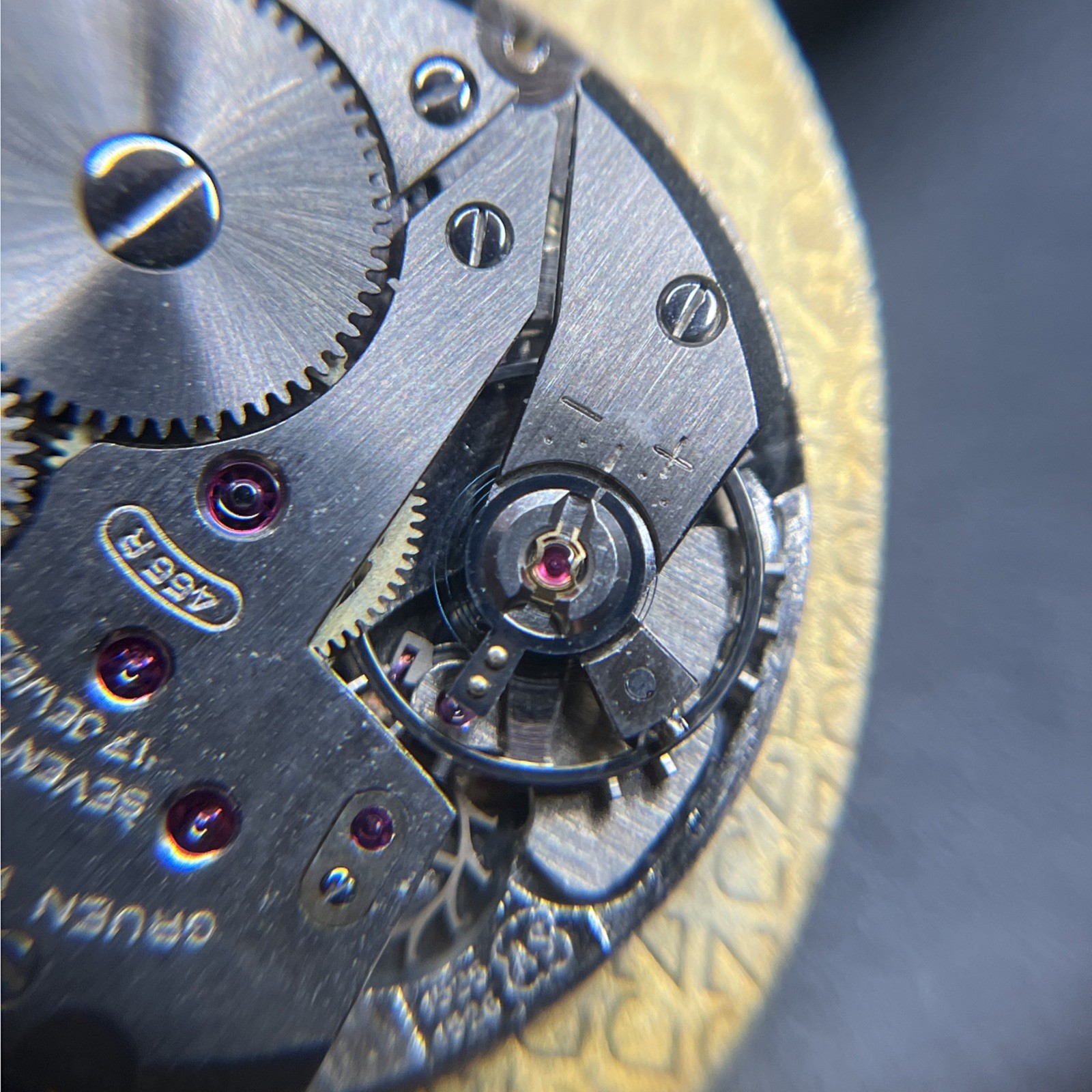 Gruen Cal. 455R Movement With Dial And Hands (00)