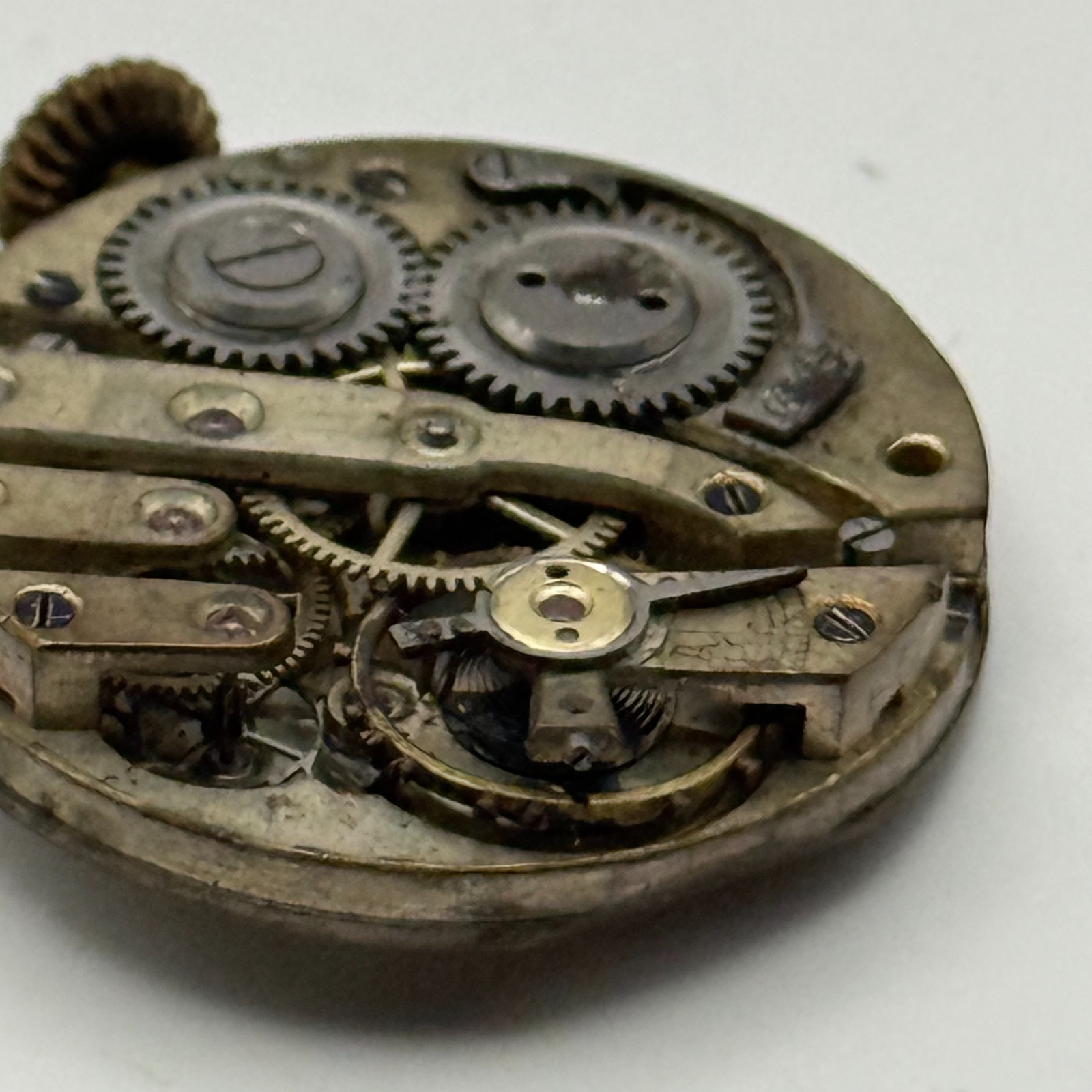 Trench Watch Movement Manual Wind Vintage Parts Repair Spares 24.9mm