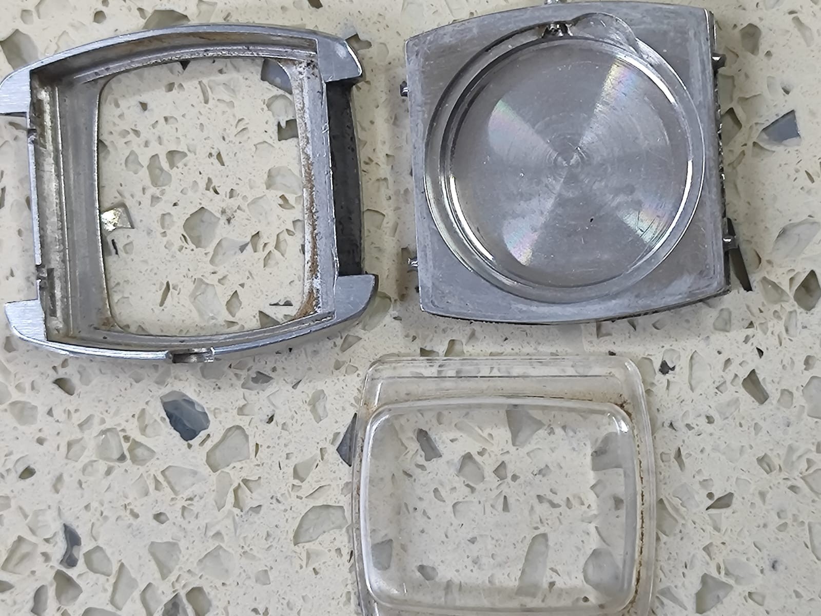1977 SEIKO 5606-5070 Part CASE & Back case Used