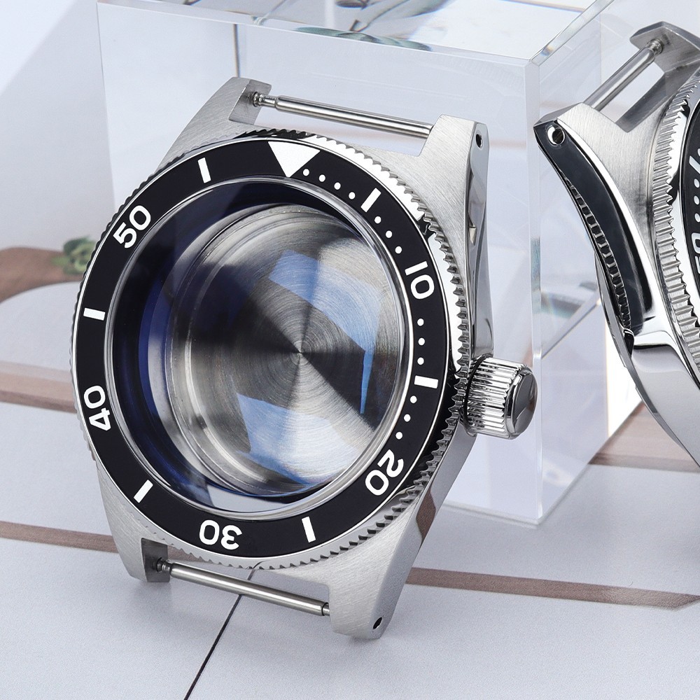 Pepsi Bezel 40mm Aviator Watch Case Sapphire 62MAS Style For Seiko NH35 Movement