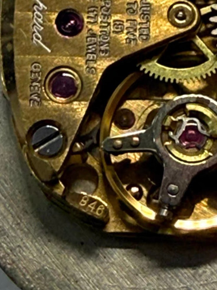 Chopard Original Cal 846 Movement Matching Dial Hands Crown Working