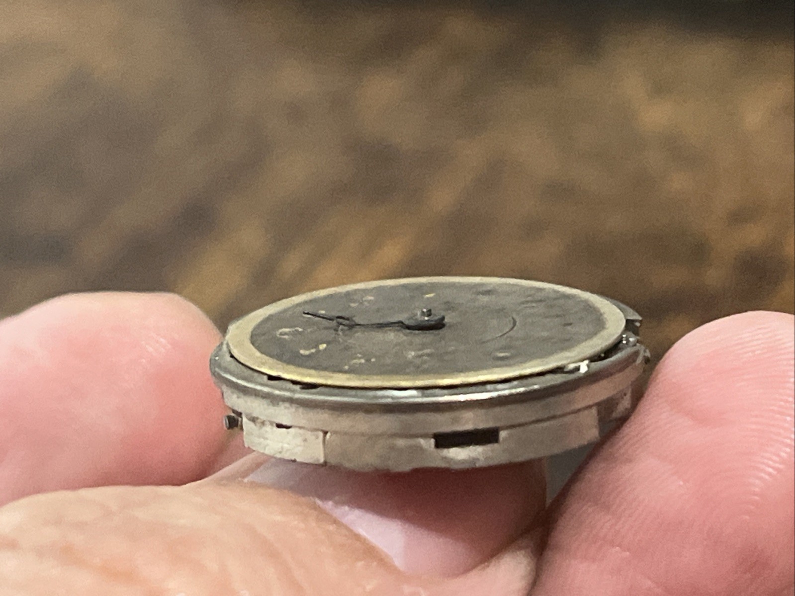 Antique Mauran Pendant Watch Movement 24mm Swiss PARTS BROKEN STEM Collectible