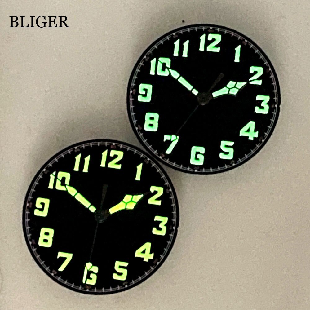 200M Waterproof Brushed Watch Case fit NH35A NH36A PT5000 ETA2824 Luminous hand