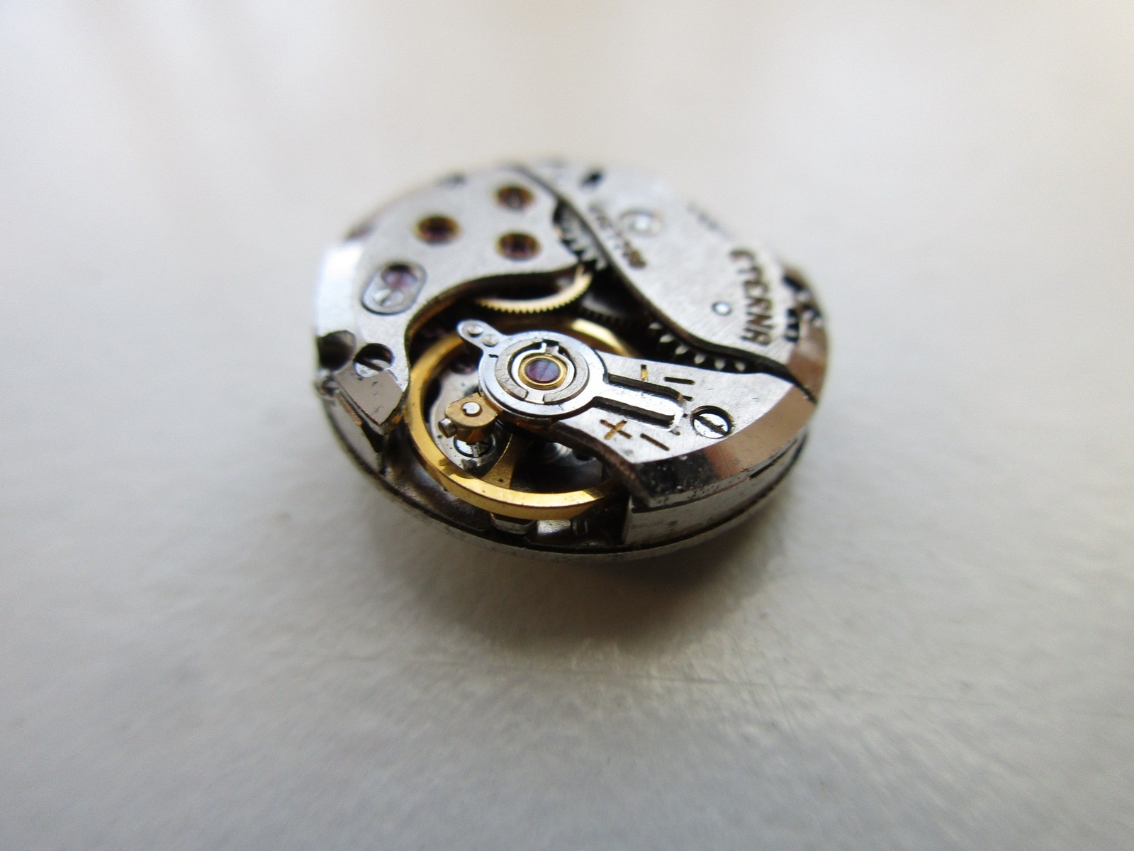 Eterna cal. 1418U Swiss watch movement dial & hands – running