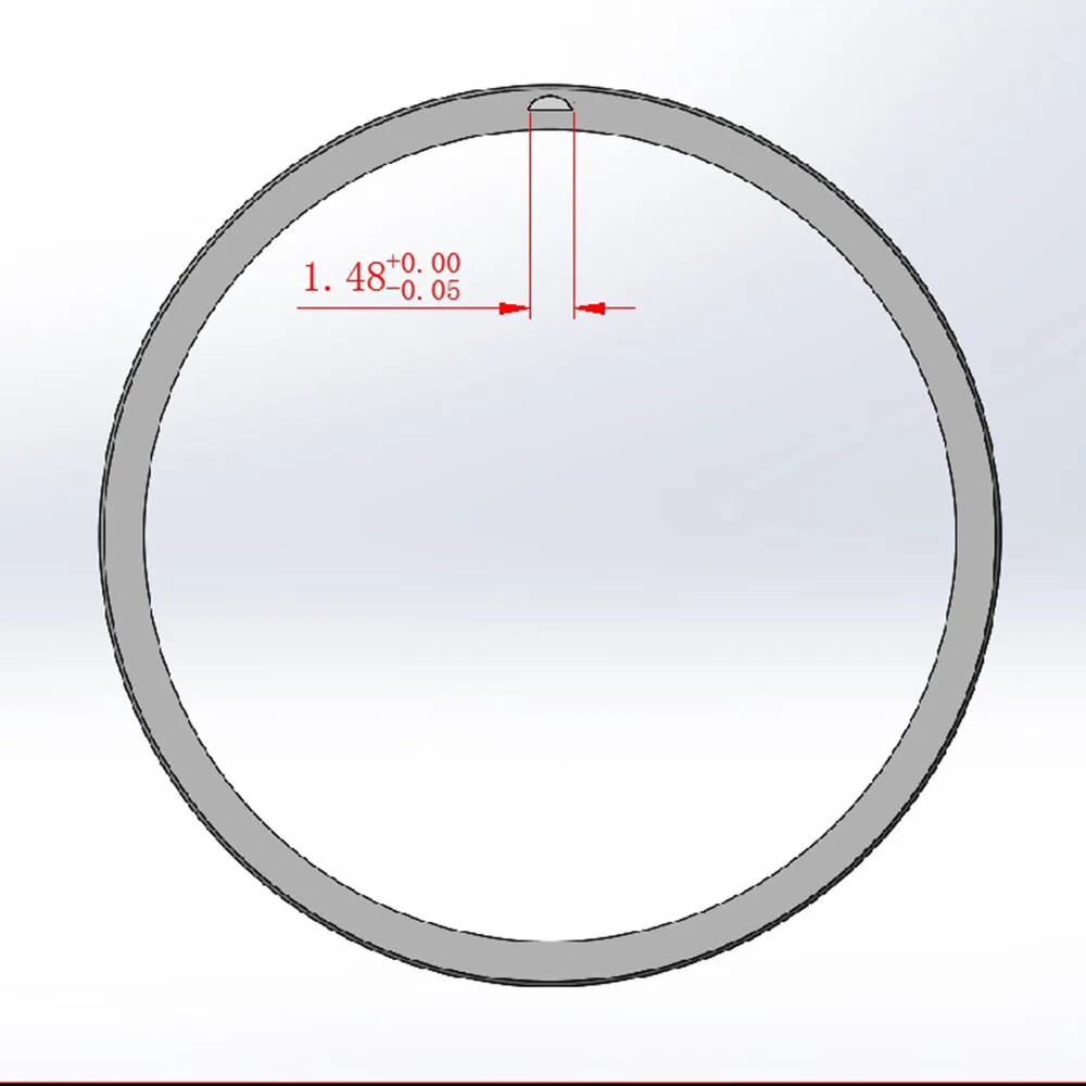 Blue Luminous Watch Chapter Ring Stainless Steel Super C1 For SKX007 SKX009