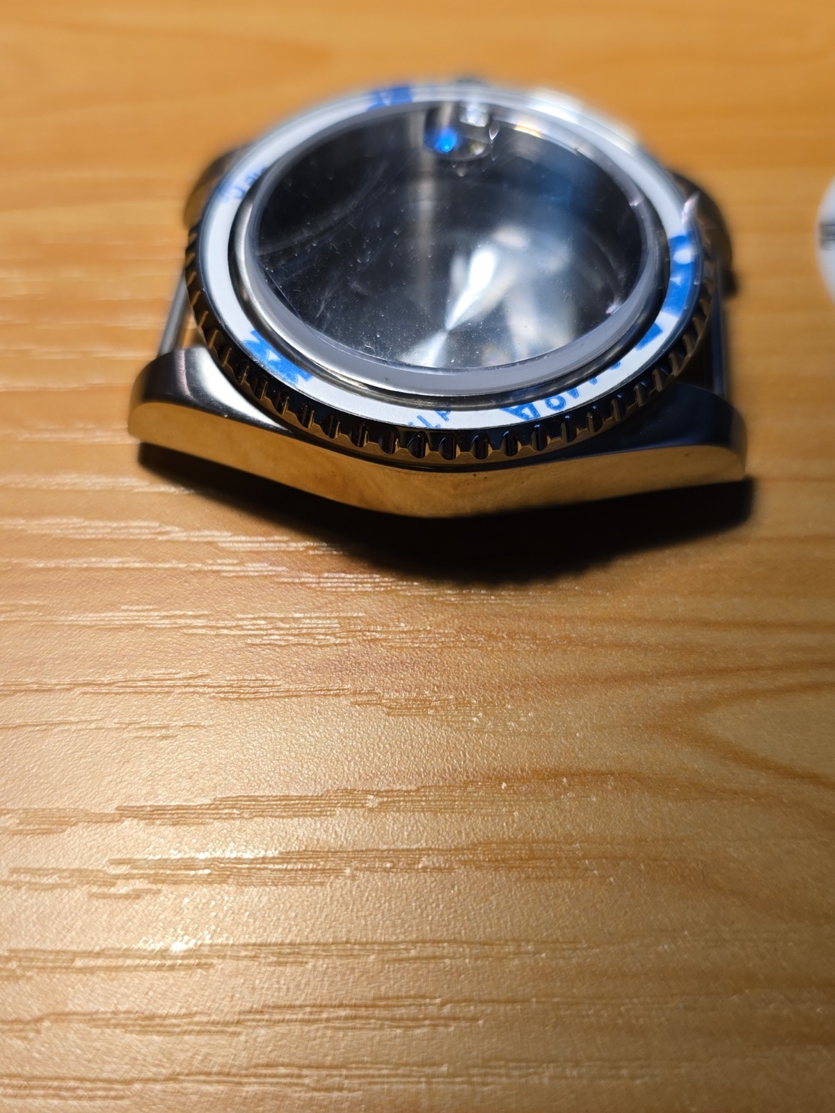 NEW 40MM STAINLESS STEEL DIVE WATCH CASE W/ WHITE CERAMIC BEZEL INSERT FOR NH35