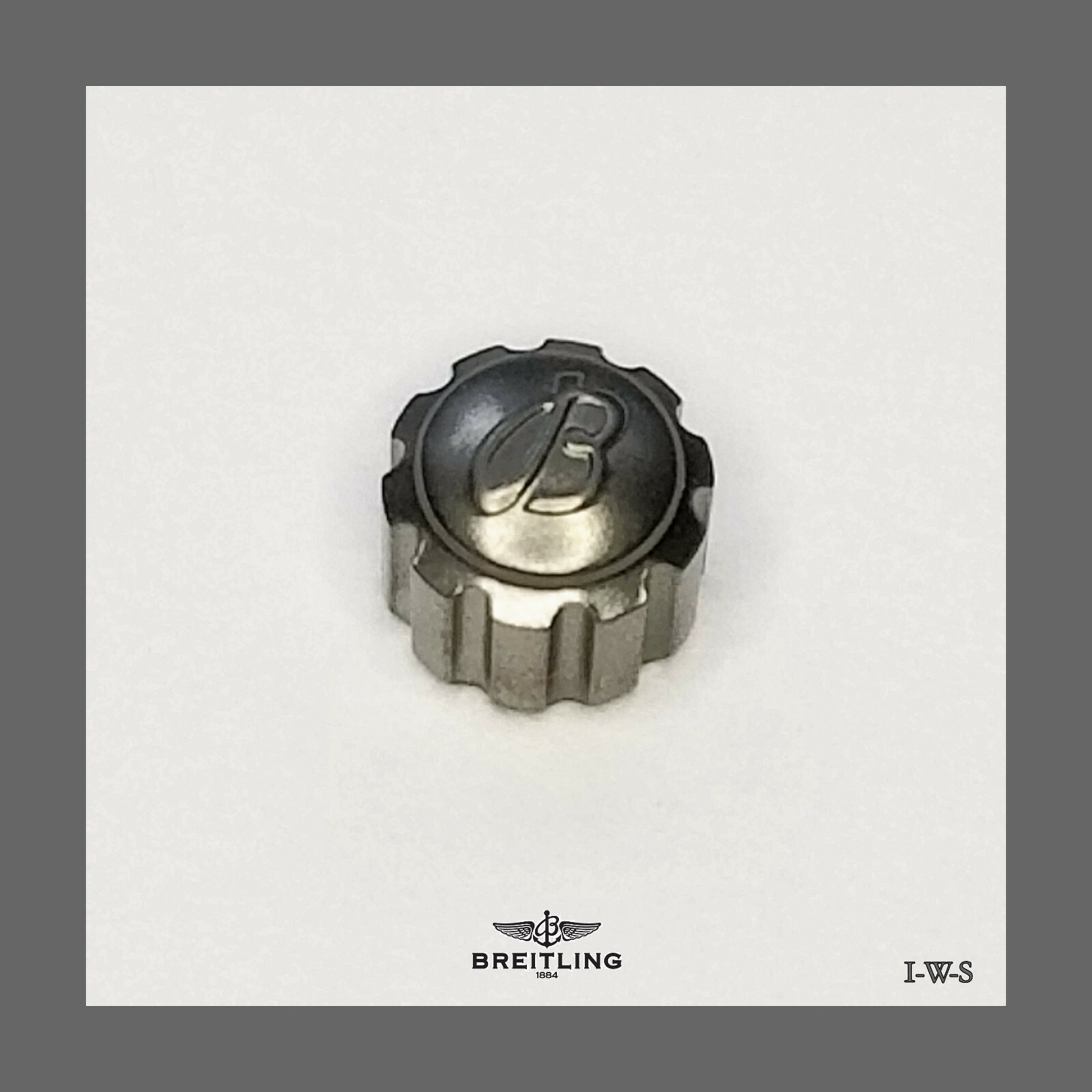☆ NEW GENUINE BREITLING CROWN FOR MOST «AEROSPACE» WATCHES, PART № 150.426 ☆