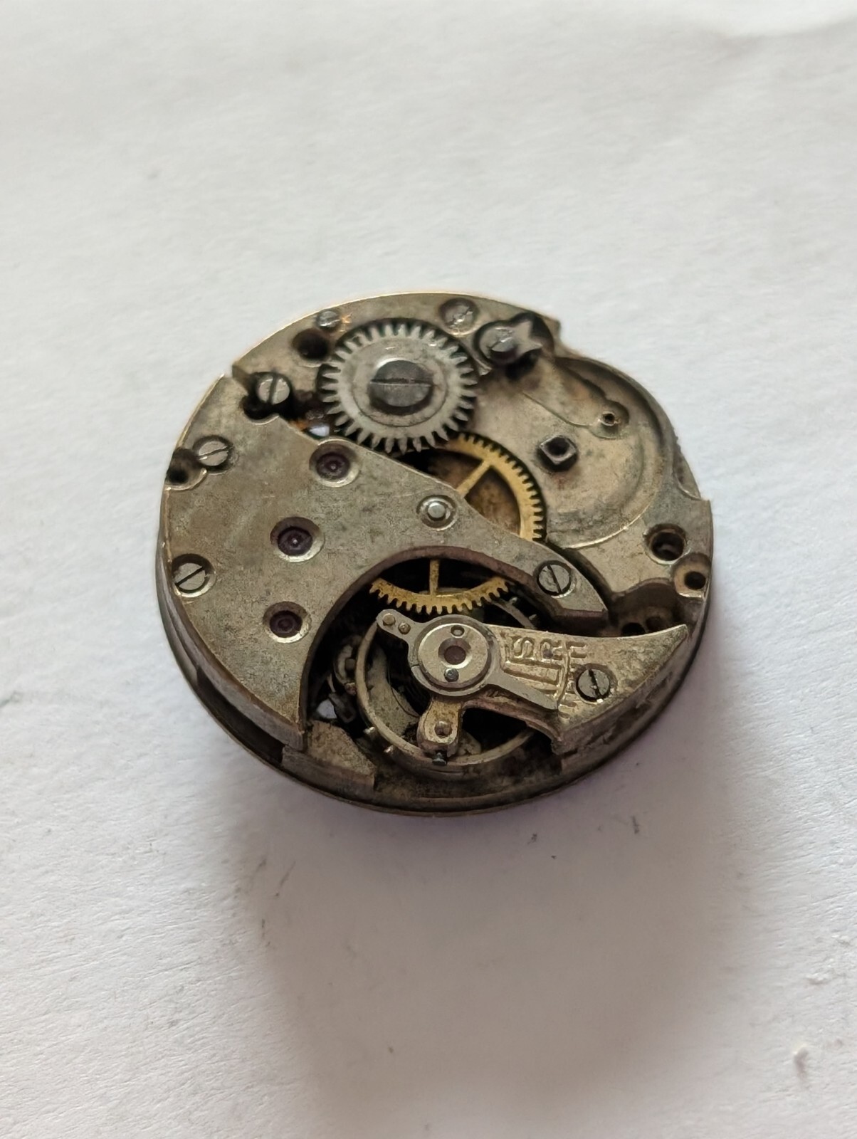 Vintage Cupillard 233 Mechanical Watch Movement (Untested)
