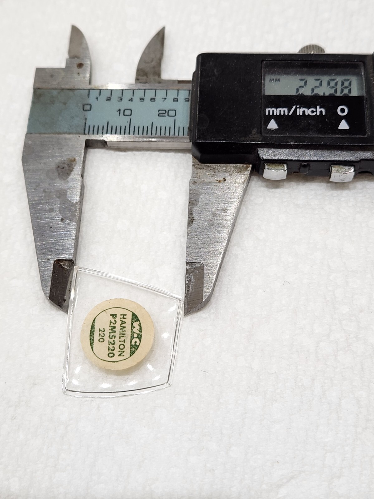 Hamilton Watch Craft Watch Crystal P2MS220 MOLDED PLASTIC #25D1