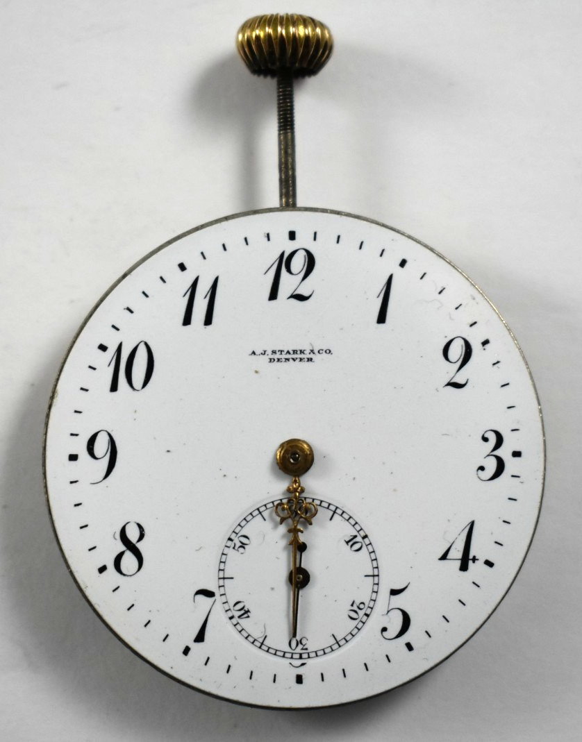 Vintage Swiss Made Private Label 12s OF Pocket Watch Movement lot.k6