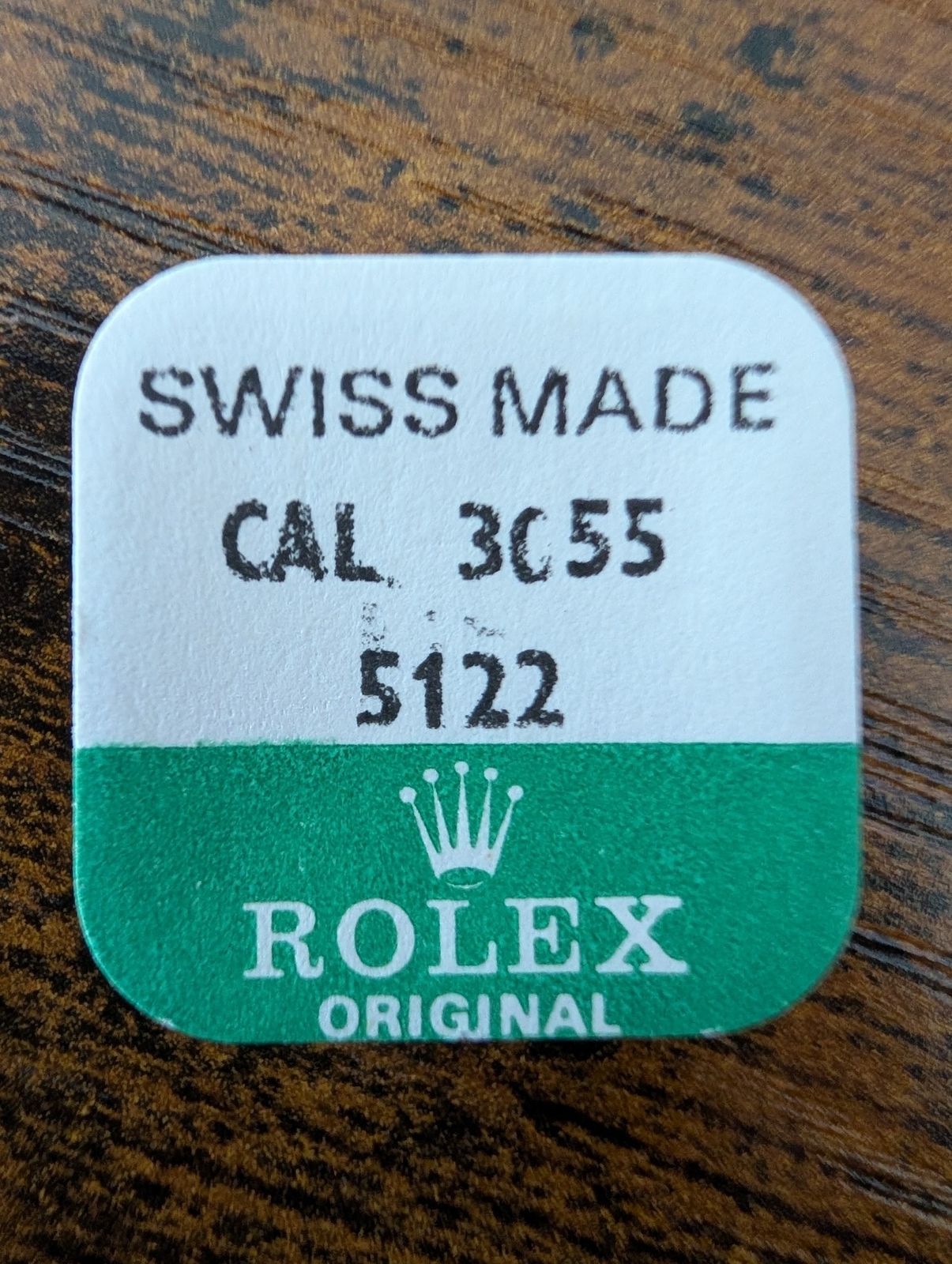 ROLEX-CANNON PINION-FACTORY SEALED-CAL 3055 PART 5122