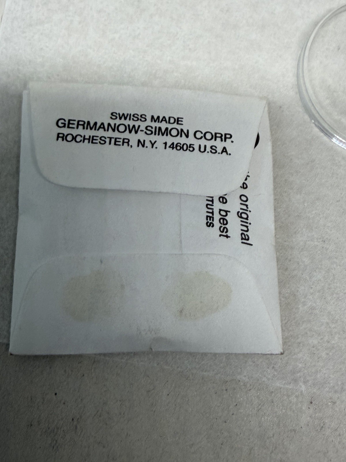 GS Rolex 116 Replacement 30.28mm Crystal PA462-19K Cyclops Magnifier Window NOS