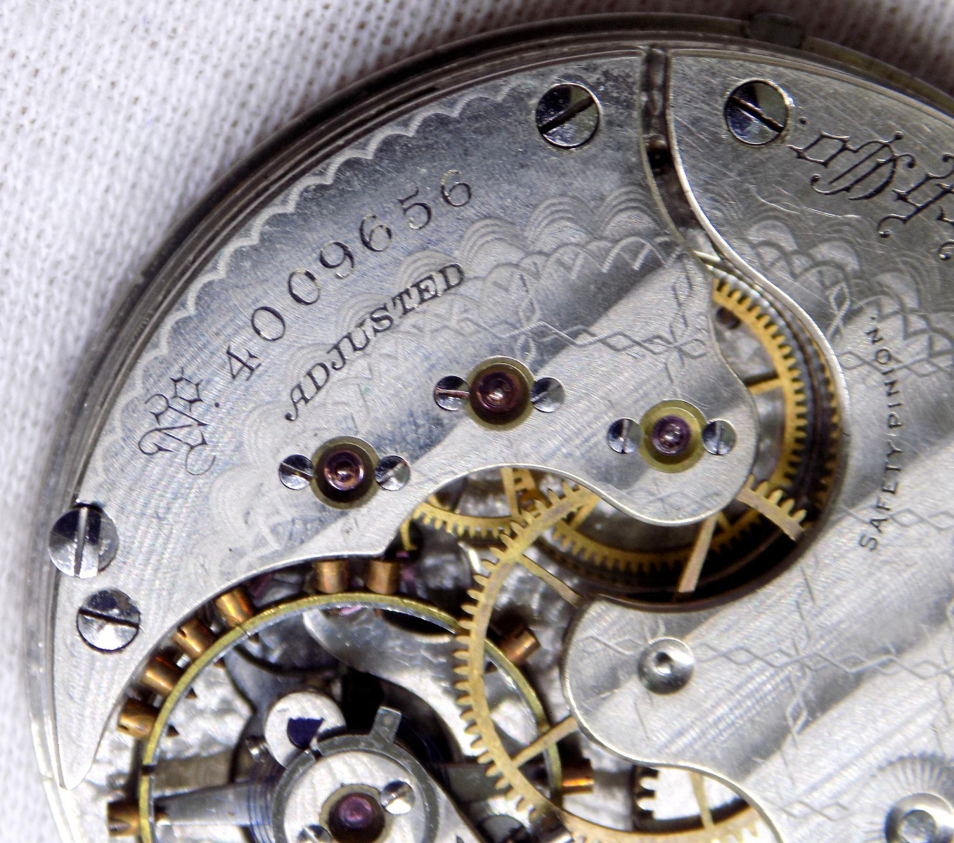 1891 Elgin National Watch Co. Grade 4 Model 3 16s Pocket 15J Watch Movement