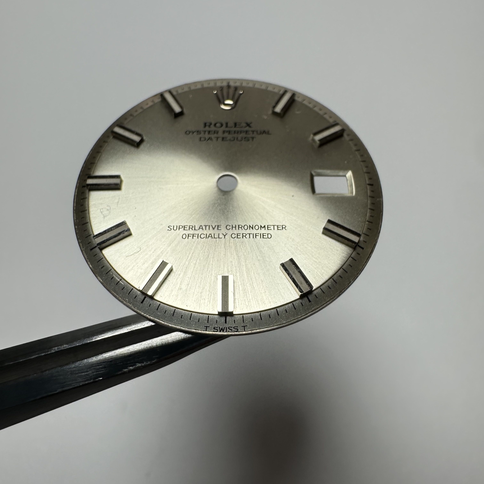 Rolex Datejust Wide Boy 1600 1601 1603 Top Condition Dial Vintage Pie Pan