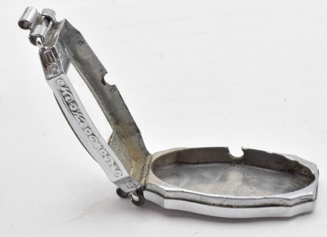 Vintage engraved Plated Marion ladies hinged back wrist watch case circa 1930