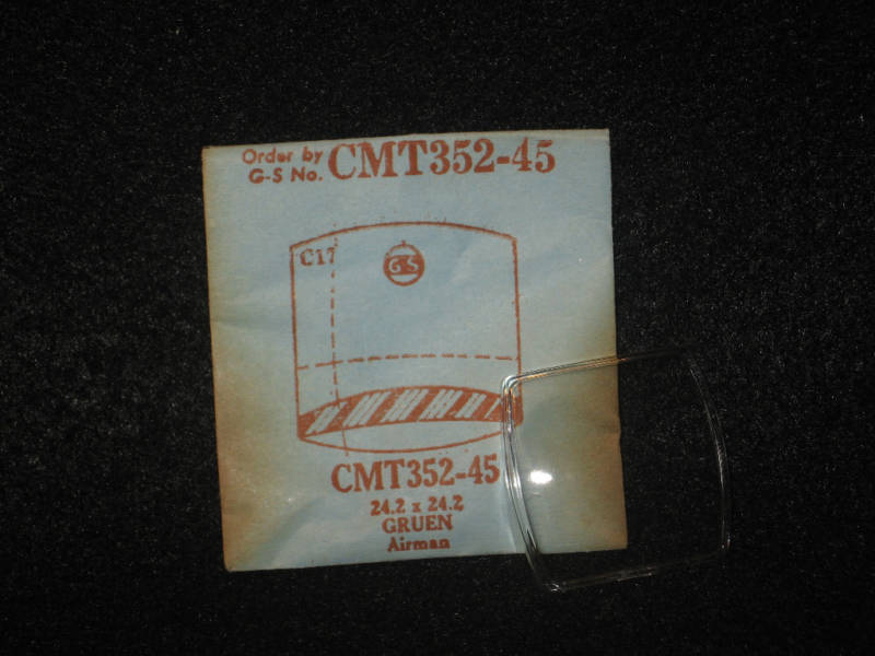 NOS Watch Crystal – Various Sizes For Gruen Pt3