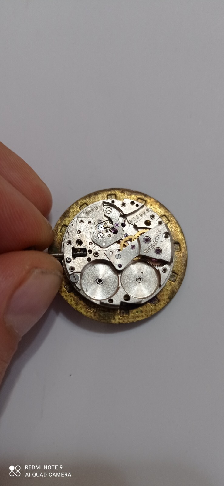 Vintage USSR Slava Mechanical Movement 2414 cal. For Parts. 3 pst. For Parts