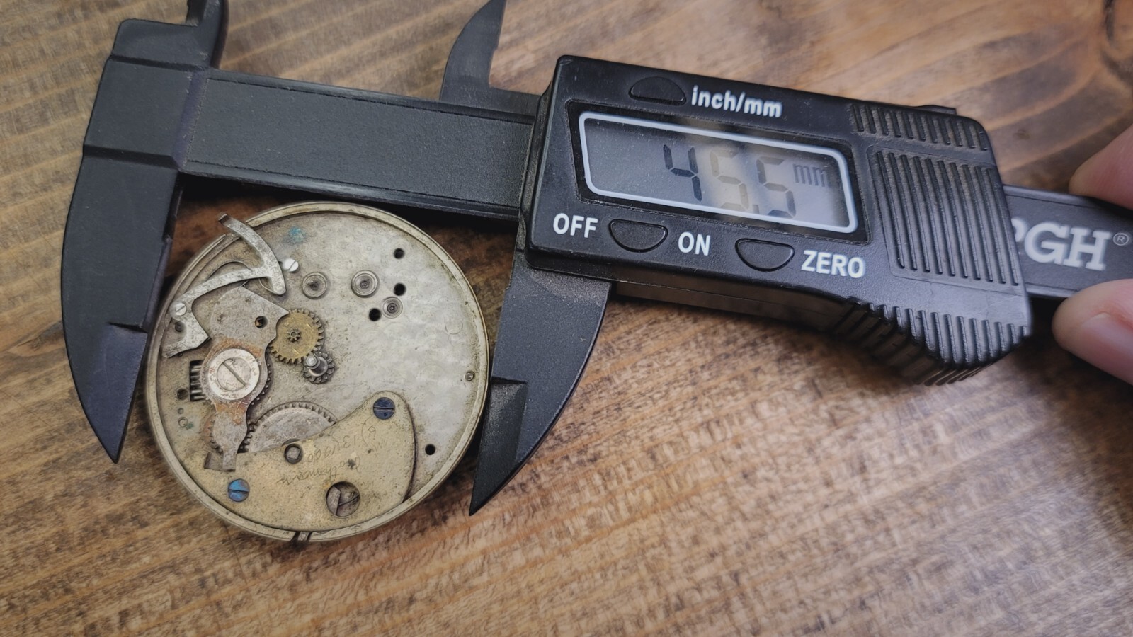 Antique Dueber Hampton Watch Co. Movement #661276 Parts / Repair 45.5mm