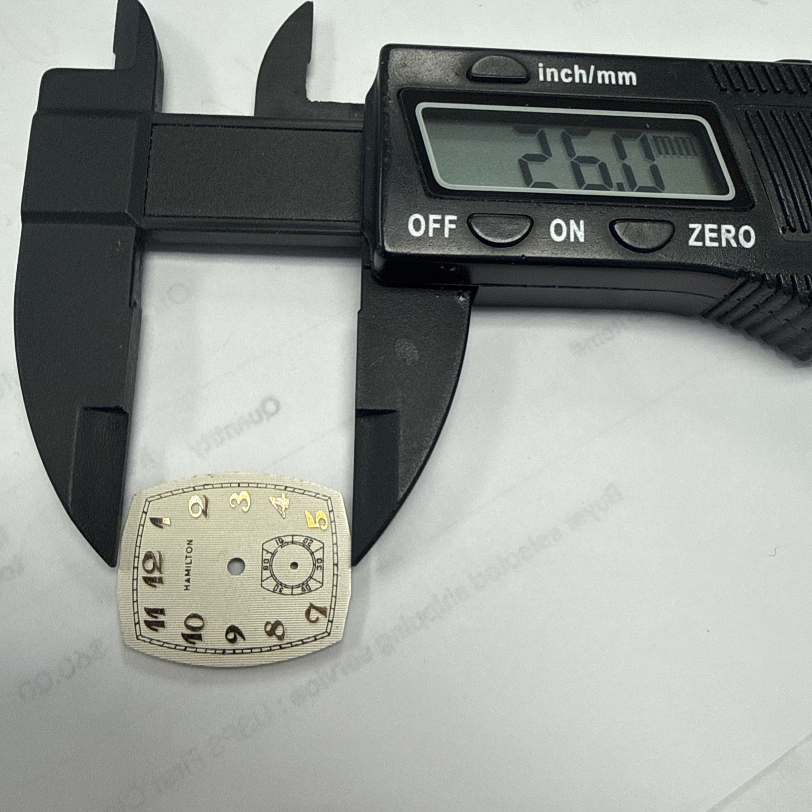Hamilton Vintage Tuxedo Tonneau Shape Original Dial item# e12304