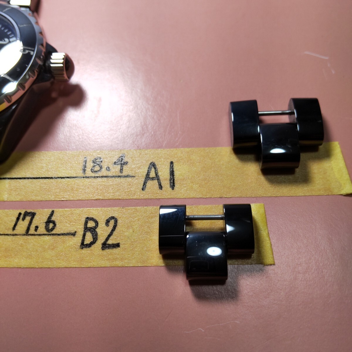CHANEL J12 H0685 Black Model Ceramic Bracelet Strap 1 Set Genuine18.4mm