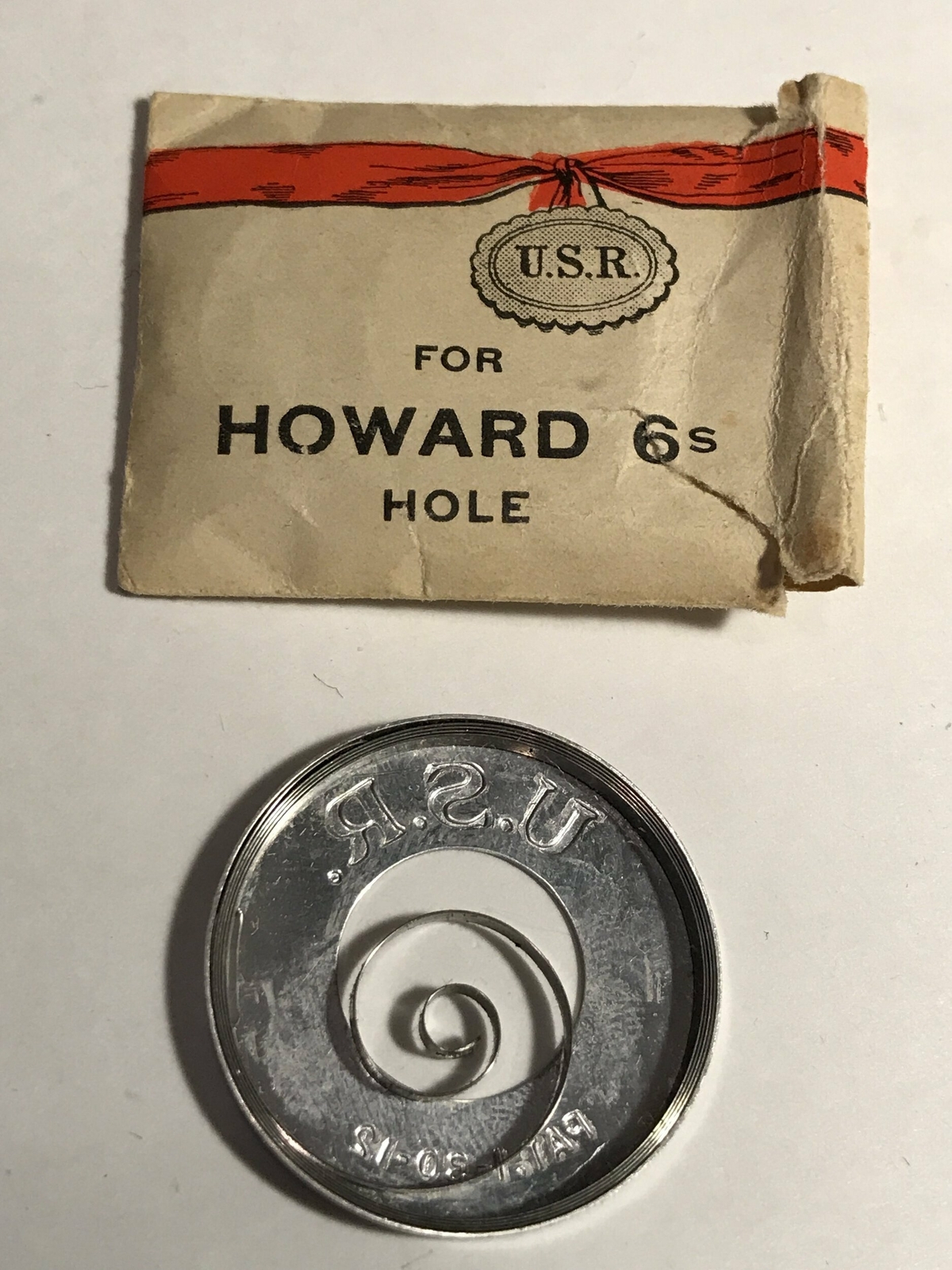 USR Mainspring for E. Howard 6s No. 242 – Steel