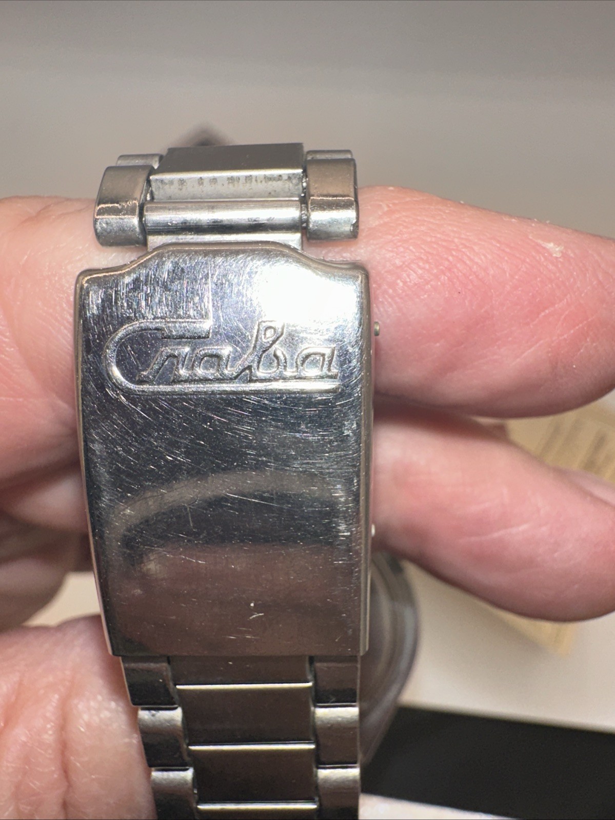 New Battery Slave USSR Made Soviet Russia Quartz Men’s Watch Works!