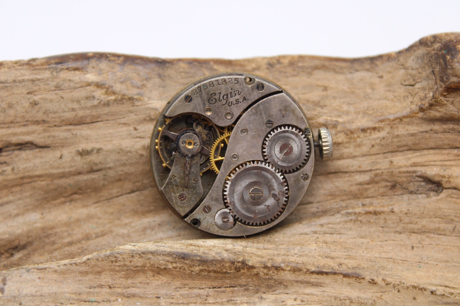 1925 ELGIN 27581825 MEN’S POCKET WATCH MOVEMENT GRADE 430 6/0s 7j (SS)