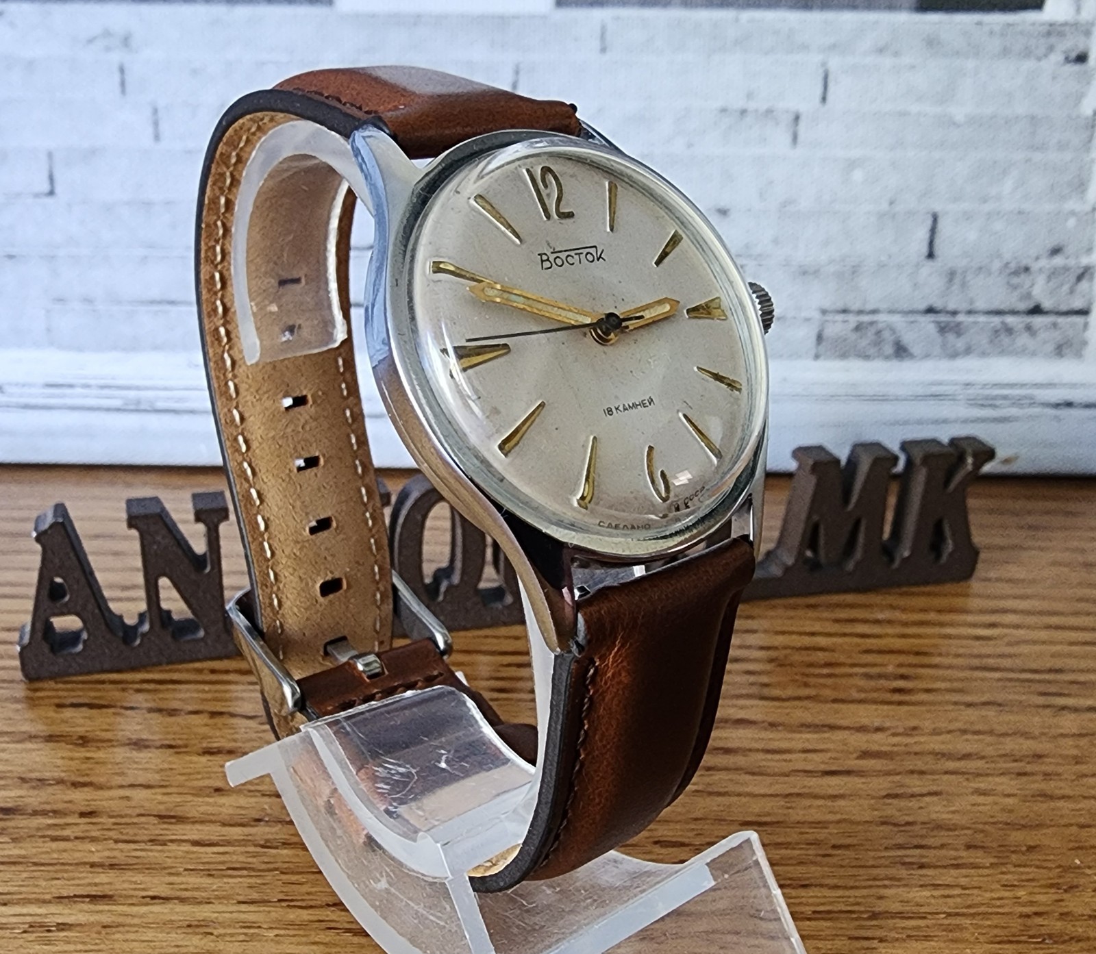 Vintage watch VOSTOK. Vostok export edition. 60s. MADE IN USSR. Soviet.