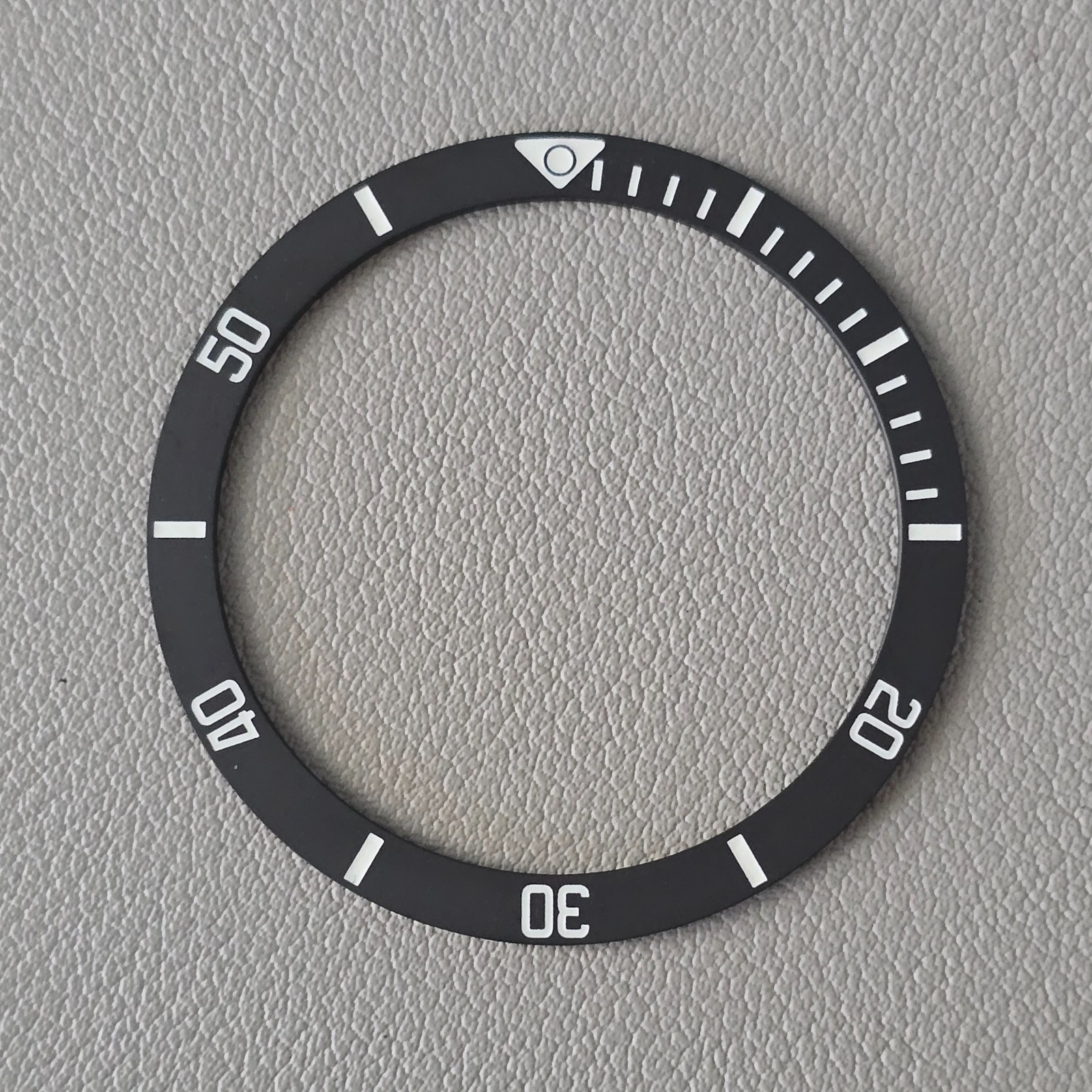 SEIKO Bezel Insert SKX007 / PLGS Black Matte Ceramic Flat C3