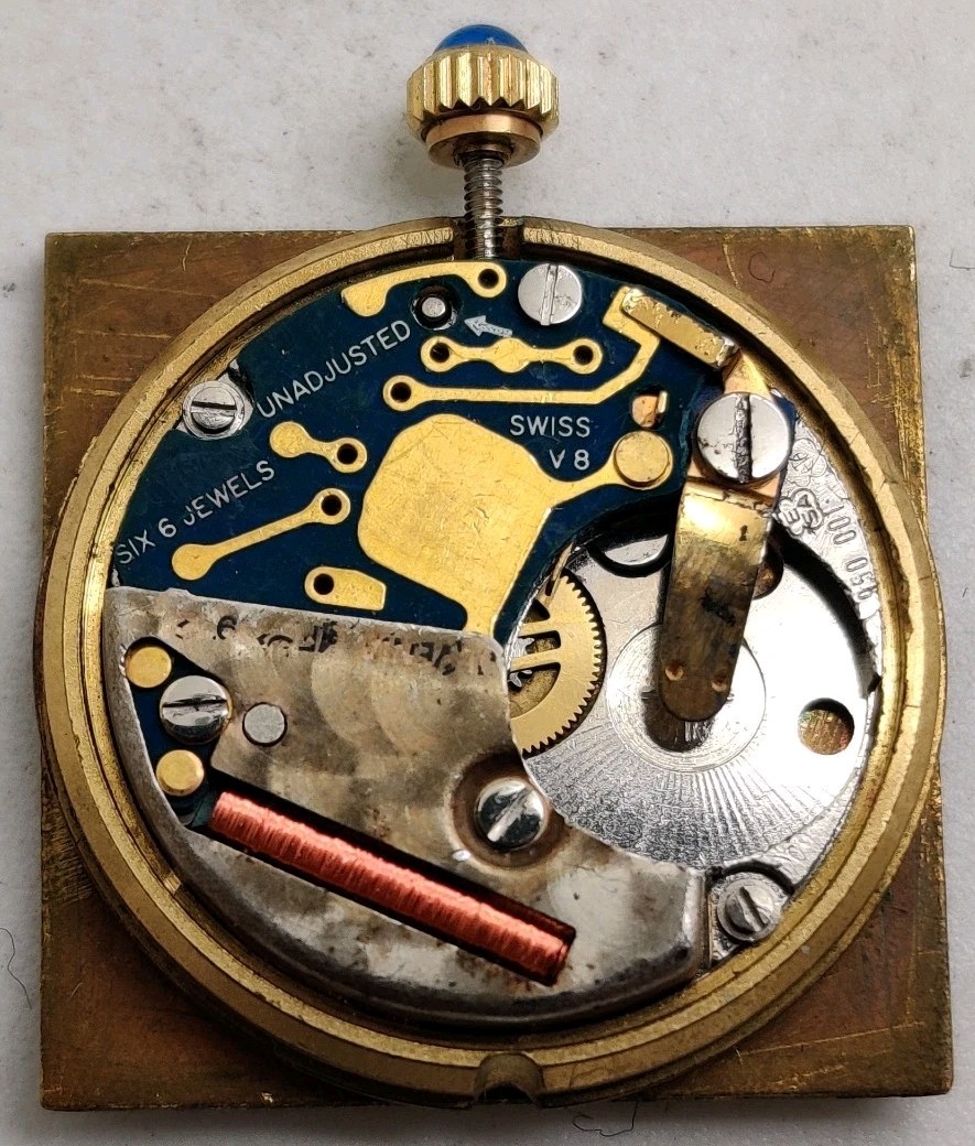 Juvenia ETA Cal. 950.001 Swiss quartz watch movement For Repair