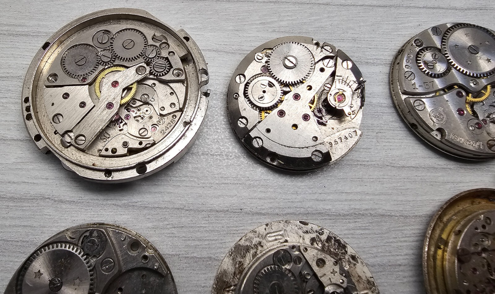 Watch Movement Poljot Raketa Zim Zarya Pobeda Soviet Mechanical Mechanism parts