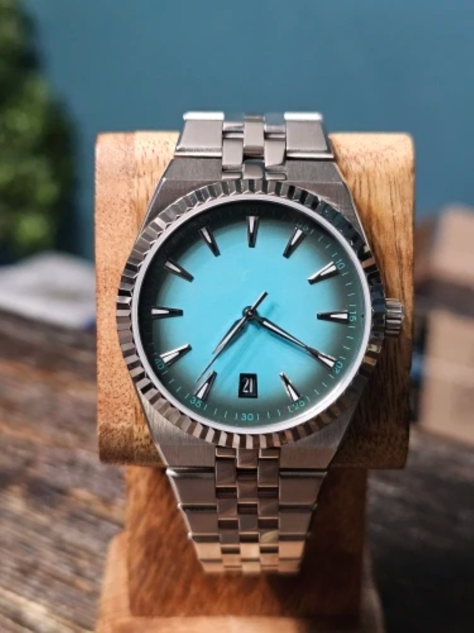 Watch Hands Set Green Blue Lume for NH35 NH36 NH34 Movement SKX007 Mod Pointers