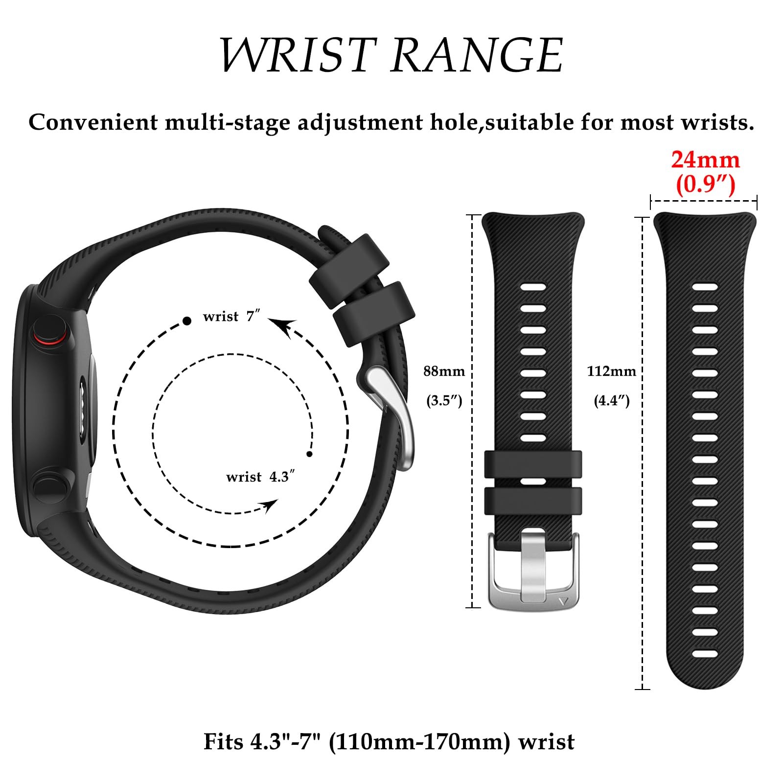 TopPerfekt Band for Garmin Forerunner 45s Oliver