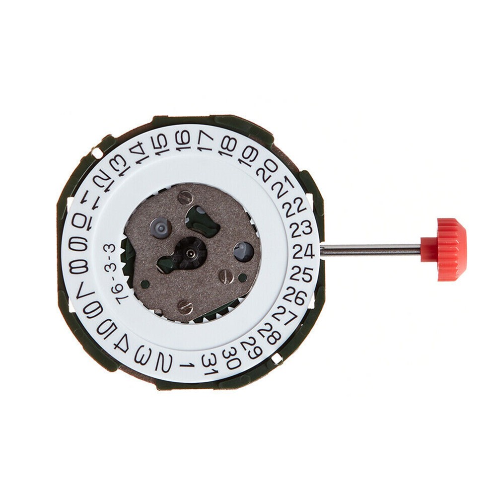 23.3mm 3-Hand Calendar At 3 Quartz Watch Movement with Battery For Miyota 2115 B
