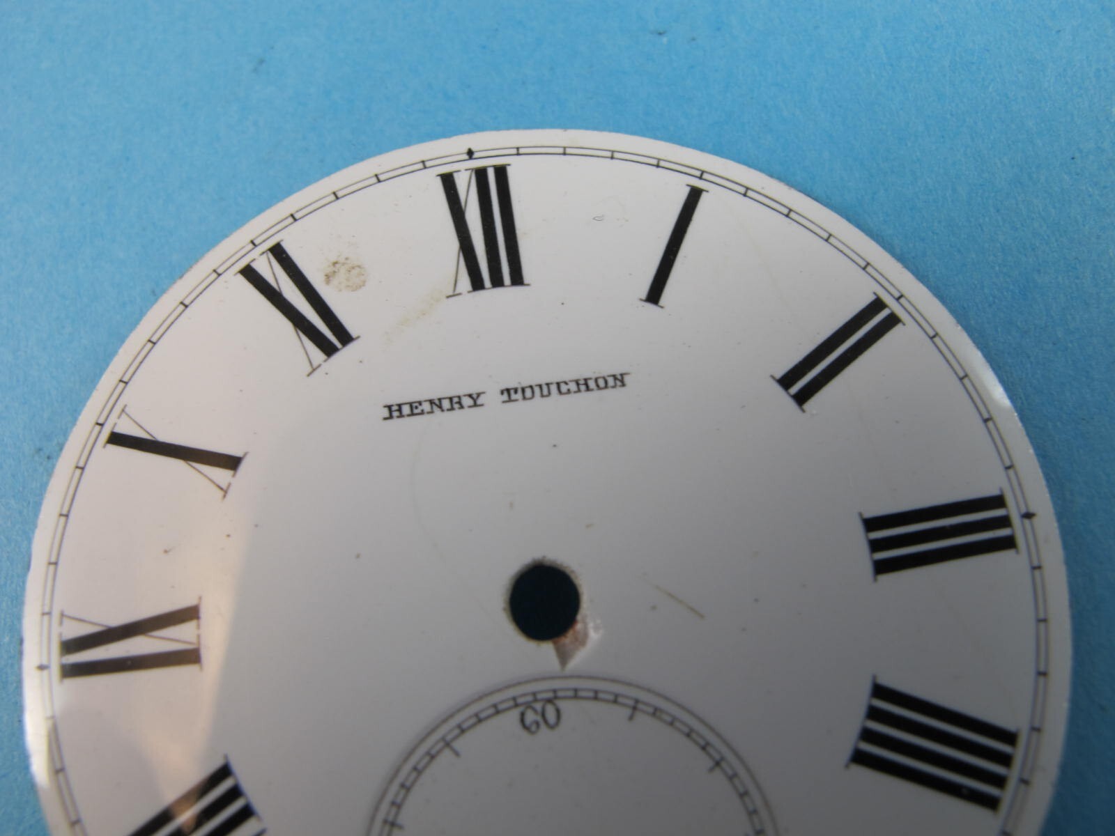 HENRY TOUCHON VINTAGE 46.63MM POCKET WATCH DIAL