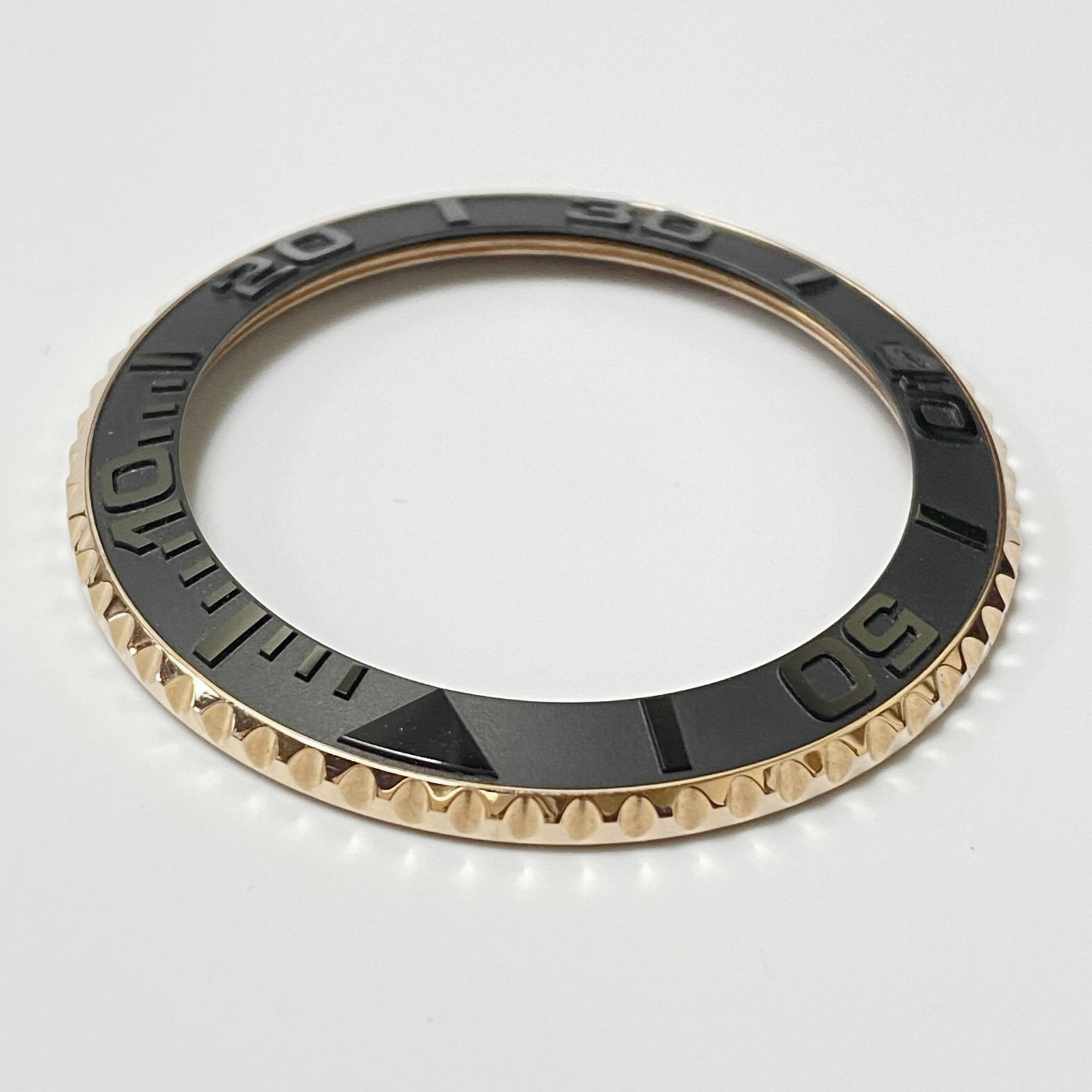 Original Rolex Yacht-Master 18k Rose Gold Ceramic Bezel For Model 116655