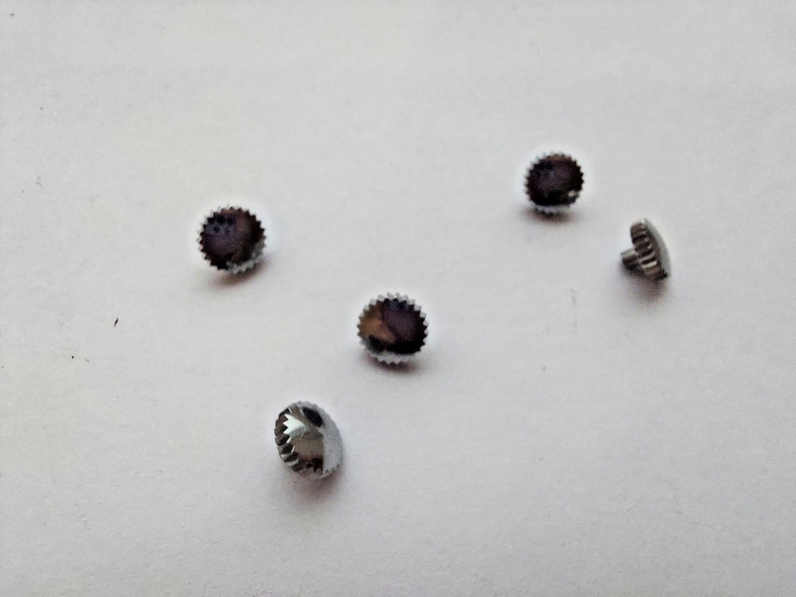 Soviet Crown set of 5 pcs for Pobeda and Zim Soviet Russian watches (Original)