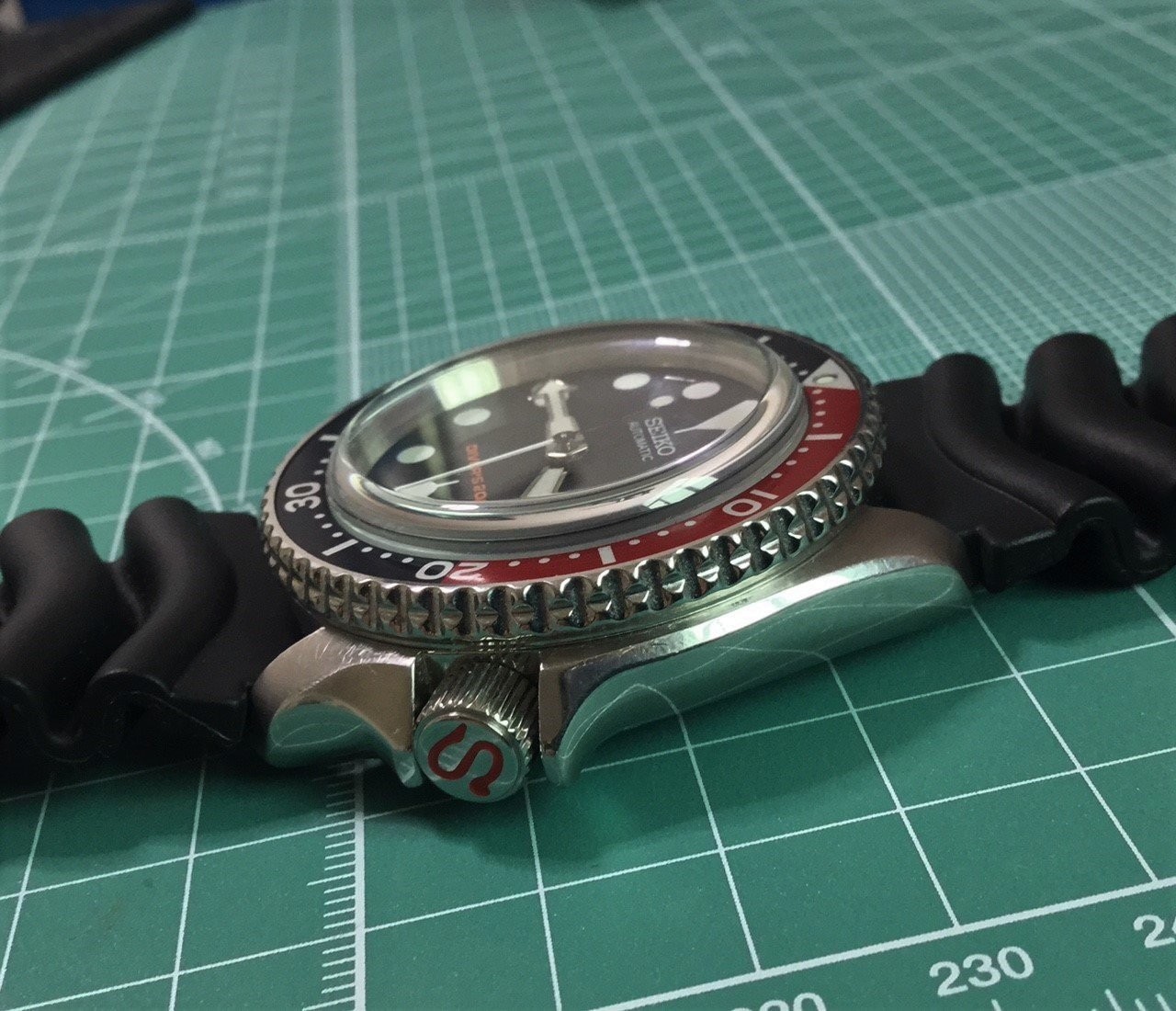 Watch Crystal Only for SKX007/SRPD Top Hat Sapphire Crystal – CT101