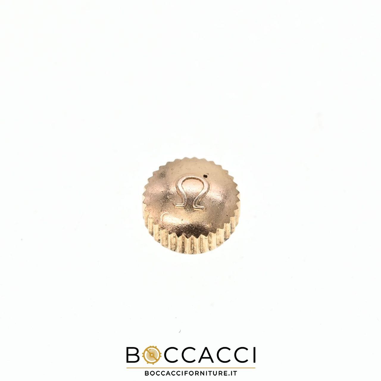 Omega Rose Gold Crown Diam. 3.70MM Tube 2.00 Step 0.90 (EXCELLENT CONDITION)