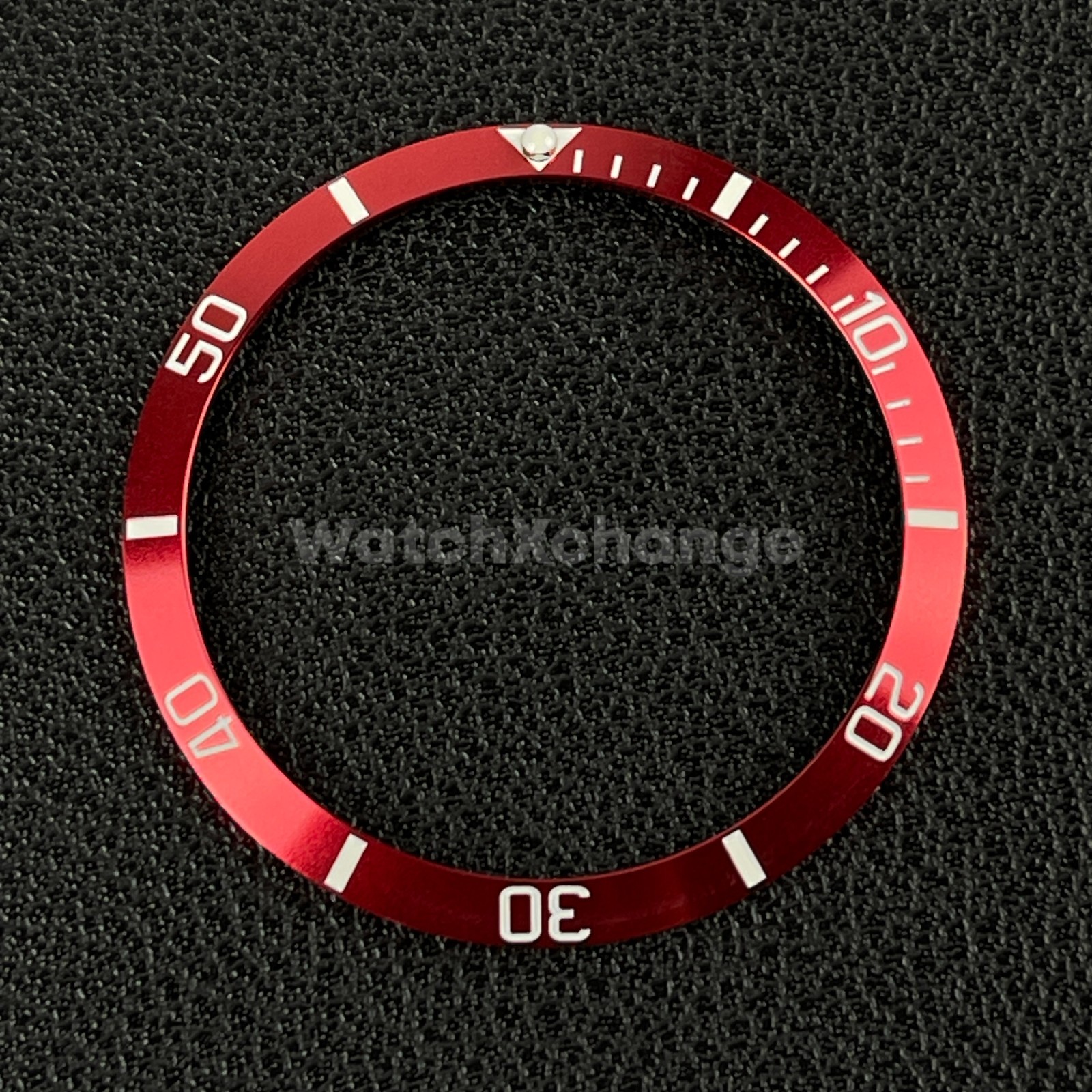 34mm Red Aluminium SUB Bezel Insert For Seiko Rolex Tudor Divers Watch